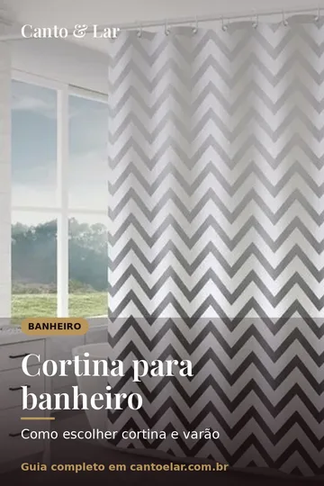Capa vertical do guia: Cortina para banheiro