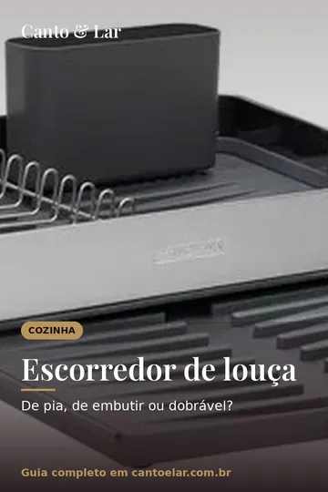 Capa vertical do guia: Escorredor de louça