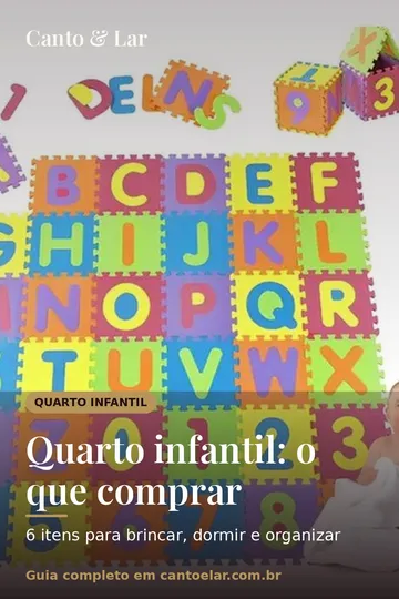 Capa vertical do guia: Quarto infantil: o que comprar