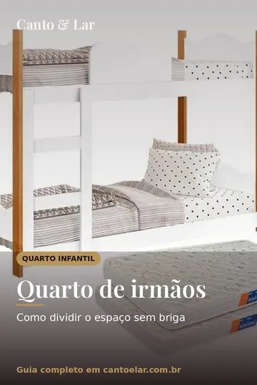 Capa vertical do guia: Quarto de irmãos