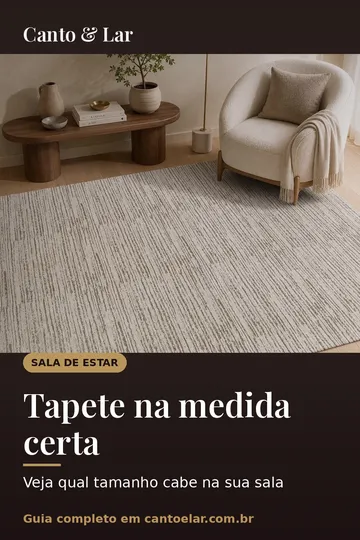 Capa vertical do guia: Tapete na medida certa