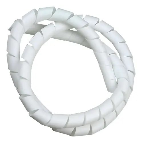 Organizador espiral branco enrolado, foto do anúncio do produto no Mercado Livre
