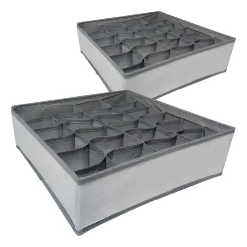 Kit com duas colmeias organizadoras de gaveta com divisórias, foto do anúncio do produto ZipHome no Mercado Livre